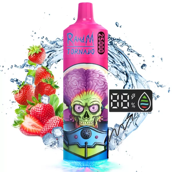 RahdM Tornado 25000 Puffs 2% Alacsony nikotintartalmú, újratölthető, eldobható Vapes Pen Tömeges vásárlás Nagyker - HelpVape - 3