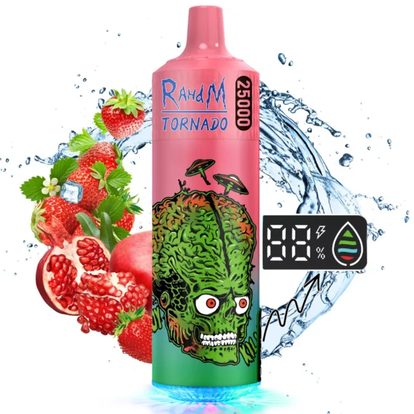 RahdM Tornado 25000 Puffs 2% Alacsony nikotintartalmú, újratölthető, eldobható Vapes Pen tömeges vásárlás nagykereskedelmi - HelpVape - 4