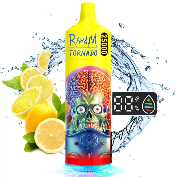 RahdM Tornado 25000 Puffs 2% Alacsony nikotintartalmú, újratölthető, eldobható Vapes Pen tömeges vásárlás Nagykereskedelmi - HelpVape - 7