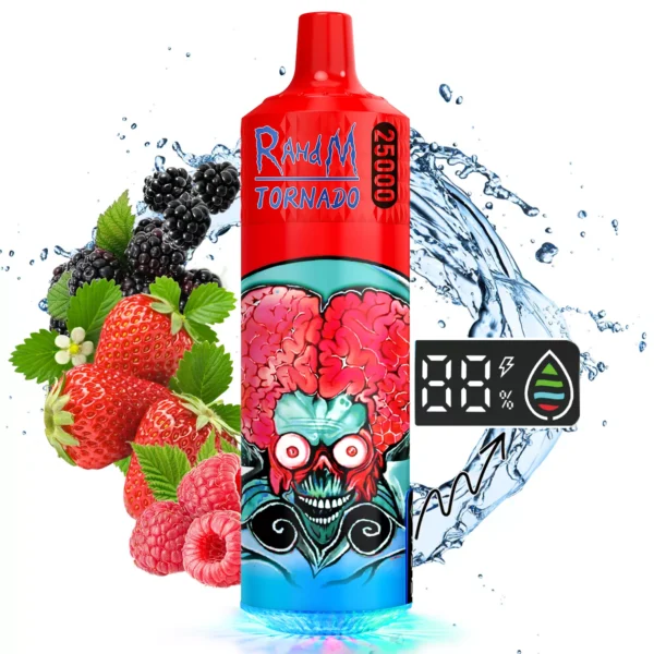 RahdM Tornado 25000 Puffs 2% Alacsony nikotin tartalmú, újratölthető, eldobható Vapes Pen tömeges vásárlás nagykereskedelmi - HelpVape - 9