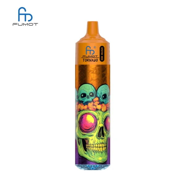 Randm Fumot Tornado 30000 Puffs Music 0% 2% 3% 5% Alacsony nikotintartalmú újratölthető eldobható Vapes Pen Tömeges vásárlás Nagyker - HelpVape - 30