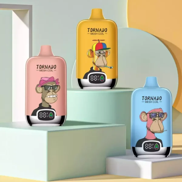 Tornado 12000 Puffs 2% Alacsony nikotintartalmú újratölthető, eldobható Vapes Pen Tömeges vásárlás Nagykereskedelmi - HelpVape - 1