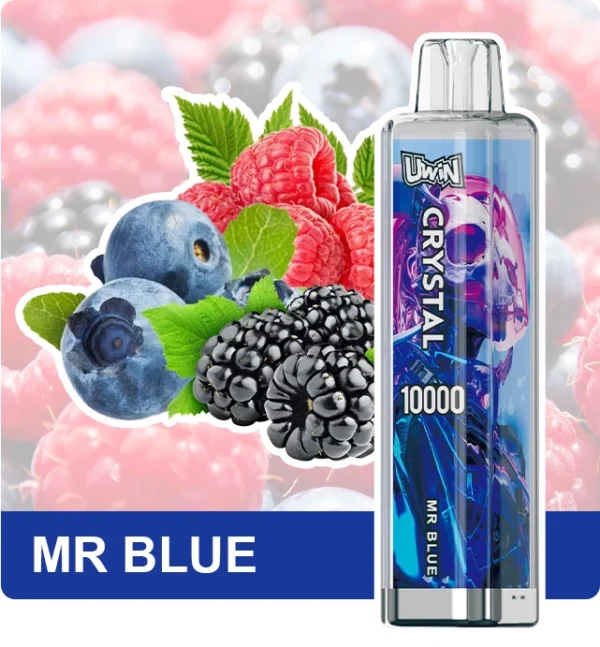 Uwin Crystal 10000 Puffs 0% 2% 3% 5% Low Nicotine Rechargeable Disposable Vapes Pen Bulk Buy Wholesale - HelpVape - 3