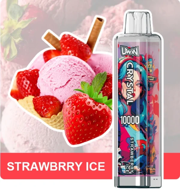 Uwin Crystal 10000 Puffs 0% 2% 3% 5% Low Nicotine Rechargeable Disposable Vapes Pen Bulk Buy Wholesale - HelpVape - 13