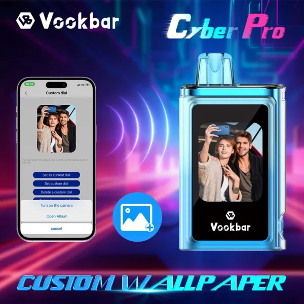 Vookbar Cyber ​​Pro 30000 Puffs Dual Mesh Touch Screen 0% 2% 3% 5% Penna per vaporizzatori usa e getta ricaricabile a basso contenuto di nicotina all'ingrosso Acquista all'ingrosso - HelpVape - 11