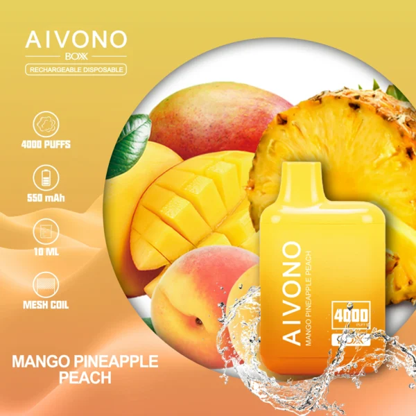 AIVONO AIM BOXX 4000 Puffs 0% 2% 5% Перезаряжаемые одноразовые ручки для электронных сигарет с низким содержанием никотина, оптовая покупка оптом - HelpVape - 15