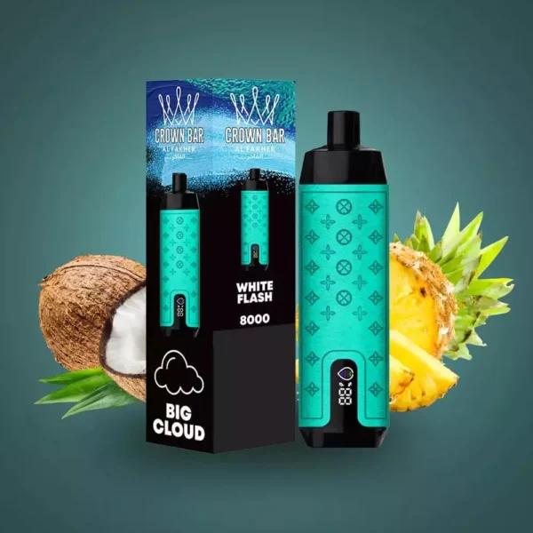 Al Fakher Crown Bar Pro 8000 Puffs LED kijelző Alacsony nikotintartalmú Újratölthető Eldobható Vapes Pen Tömeges Vásárlás Nagyker - Európai raktárkészlet - HelpVape - 3