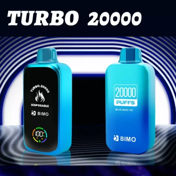 BIMO Turbo 20000 Puffs Ecran complet 0% 2% 5% Stilo vape reîncărcabil de unică folosință cu conținut scăzut de nicotină Cumpărați cu ridicata - HelpVape - 1