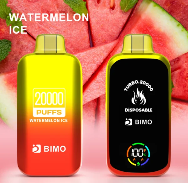 BIMO Turbo 20000 Puffs Ecran complet 0% 2% 5% Stilo vape reîncărcabil de unică folosință cu conținut scăzut de nicotină Vrac Cumpărați cu ridicata - HelpVape - 8