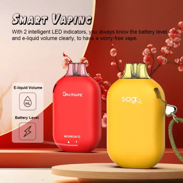 Grativape Boom 9000 Puffs 0% 2% 3% 5% Penna per vaporizzatori usa e getta ricaricabile a basso contenuto di nicotina all'ingrosso Acquista all'ingrosso - HelpVape - 4