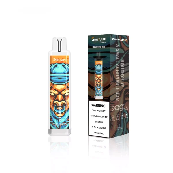 Grativape iStorm 12000 Puffs 0% 2% 3% 5% Low Nicotine Rechargeable Disposable Vapes Pen Bulk Buy Wholesale - HelpVape - 4