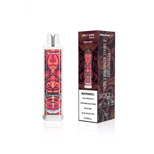 Grativape iStorm 12000 Puffs 0% 2% 3% 5% Low Nicotine Rechargeable Disposable Vapes Pen Bulk Buy Wholesale - HelpVape - 7