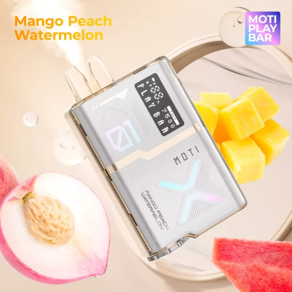 MOTI Play Bar 7500 Puffs Tela Digital de Cristal 5% Baixa Nicotina Recarregável Vapes Canetas Descartáveis ​​em Massa Compre no Atacado - HelpVape - 11