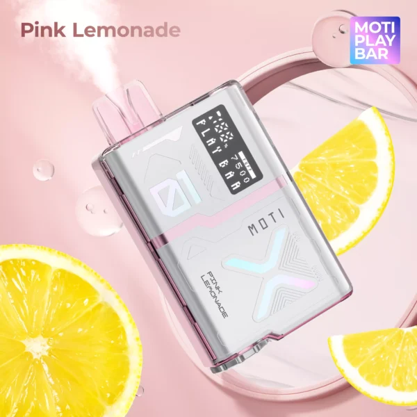 MOTI Play Bar 7500 Puffs Tela digital de cristal 5% Baixa nicotina recarregável Vapes descartáveis ​​Caneta em massa Compre no atacado - HelpVape - 4