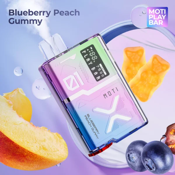 MOTI Play Bar 7500 Puffs Tela Digital de Cristal 5% Baixa Nicotina Recarregável Vapes Canetas Descartáveis ​​Comprar em Massa - HelpVape - 6