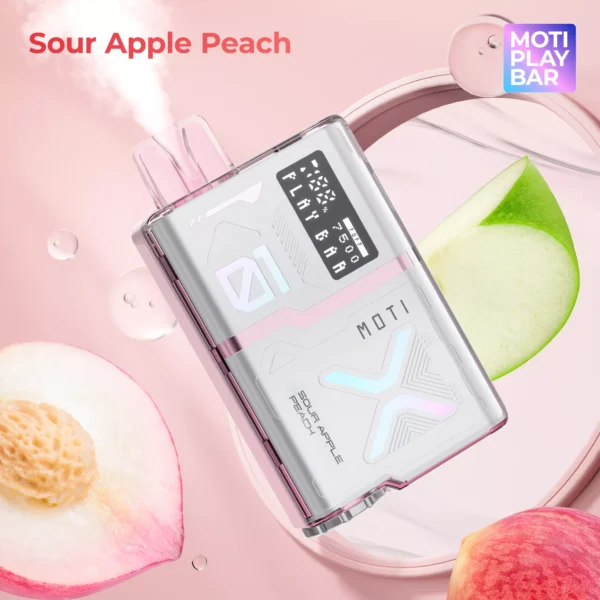 MOTI Play Bar 7500 Puffs Tela Digital de Cristal 5% Baixa Nicotina Recarregável Vapes Canetas Descartáveis ​​Comprar em Massa - HelpVape - 8