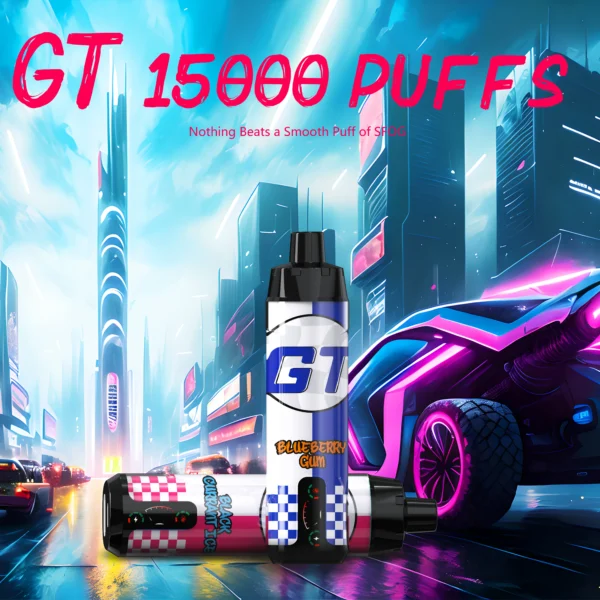 SFOG GT BAR 15000 Puffs SHISHA Smart Display 0.5% Penna per vaporizzatori usa e getta ricaricabile a basso contenuto di nicotina Bulk Acquista all'ingrosso - HelpVape - 1