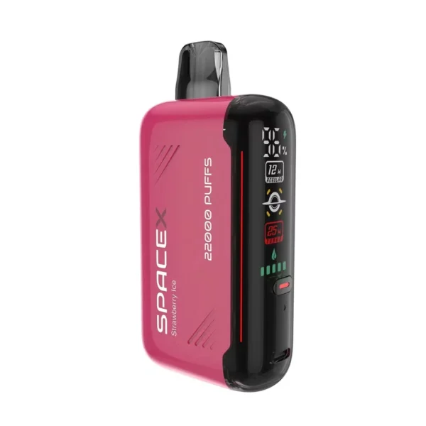 VAPME Spacex 22000 Puffs с цифровым экраном 0% 2% 3% 5% Перезаряжаемая одноразовая ручка для электронных сигарет с низким содержанием никотина. Купить оптом - HelpVape - 9